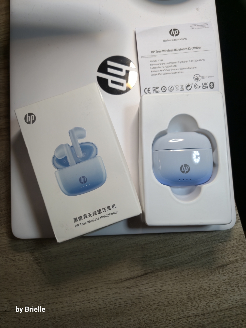 HP True Wireless Bluetooth Earbuds - Light Blue Gradient